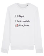 Single. Într-o relație. Mie foame. Bluză mânecă lungă Unisex Rise