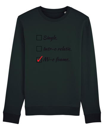 Single. Într-o relație. Mie foame. Black