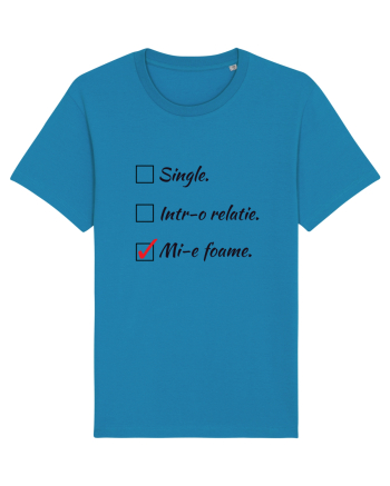 Single. Într-o relație. Mie foame. Azur