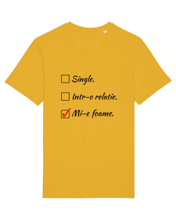 Single. Într-o relație. Mie foame. Spectra Yellow