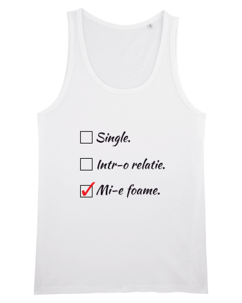 Single. Într-o relație. Mie foame. White
