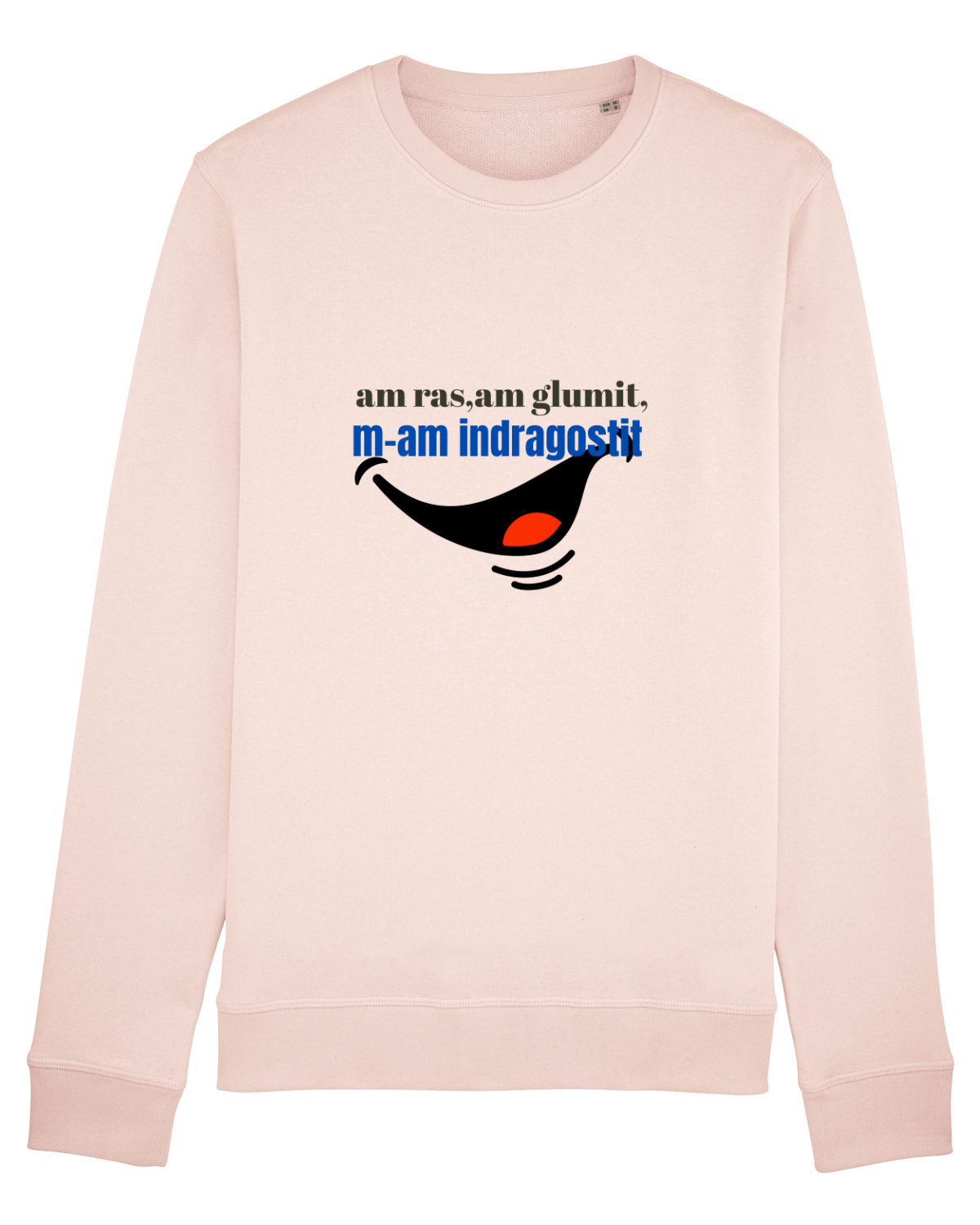 Bluză mânecă lungă Unisex Rise Candy Pink