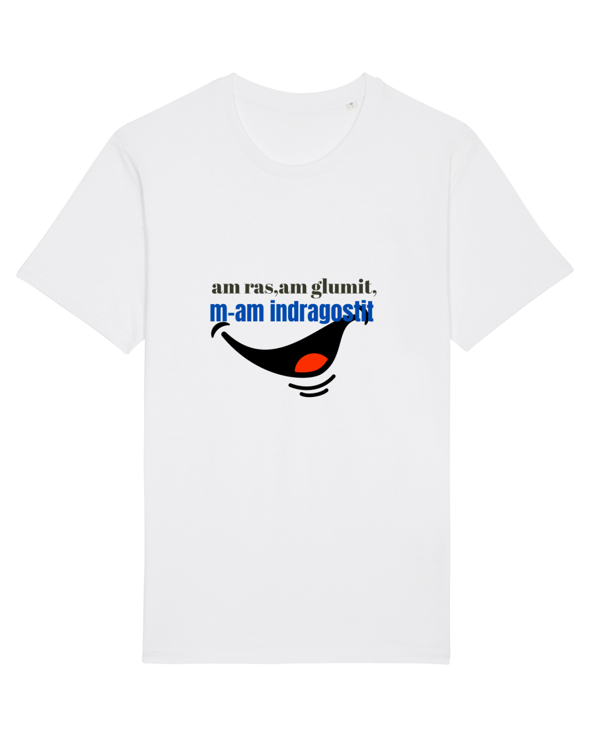 Tricou mânecă scurtă Unisex Rocker White