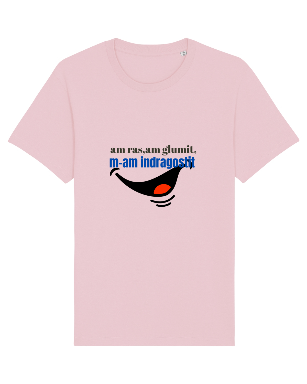Tricou mânecă scurtă Unisex Rocker Cotton Pink
