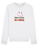 Viata e scurta. Da-i mesaj  Bluză mânecă lungă Unisex Rise