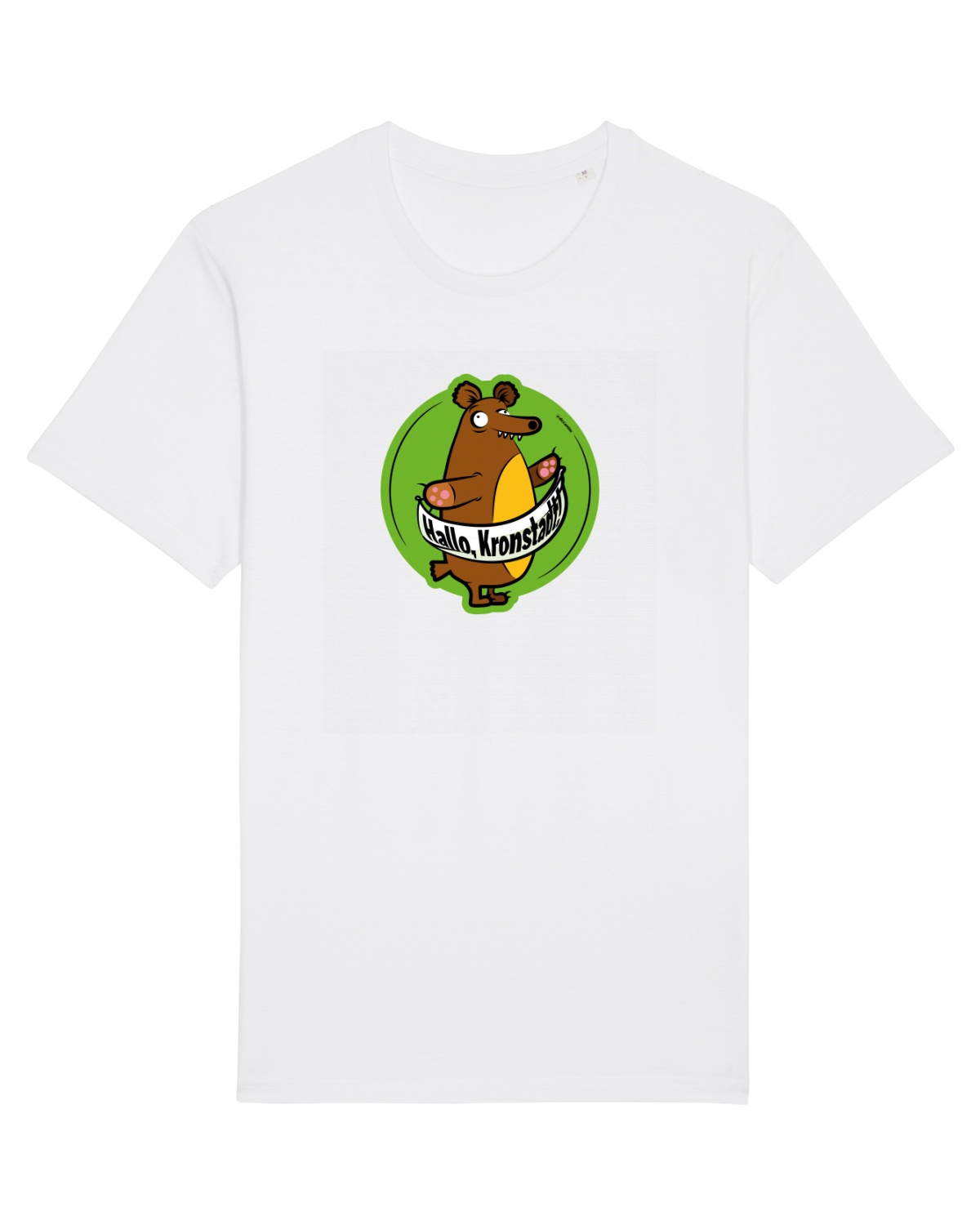 Tricou mânecă scurtă Unisex Rocker White