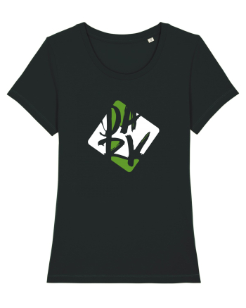 DARK (verde, alb) Black