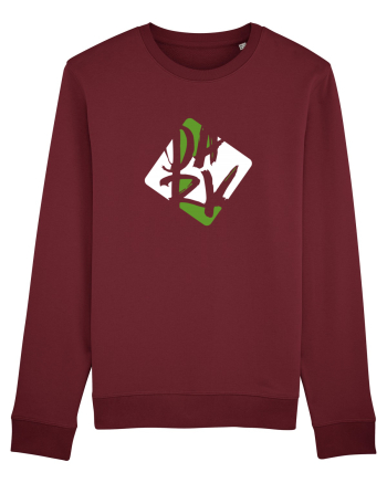 DARK (verde, alb) Burgundy
