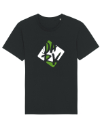 DARK (verde, alb) Tricou mânecă scurtă Unisex Rocker