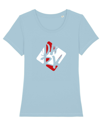 DARK (rosu, alb) Sky Blue