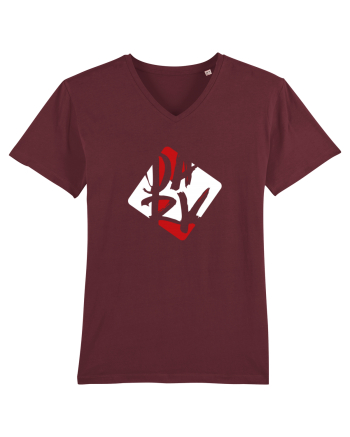 DARK (rosu, alb) Burgundy