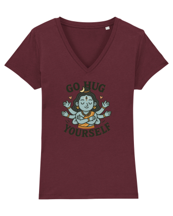 Go hug yourself - Shiva style Burgundy