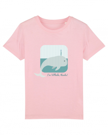 I'm Whale, Thanks! Cotton Pink