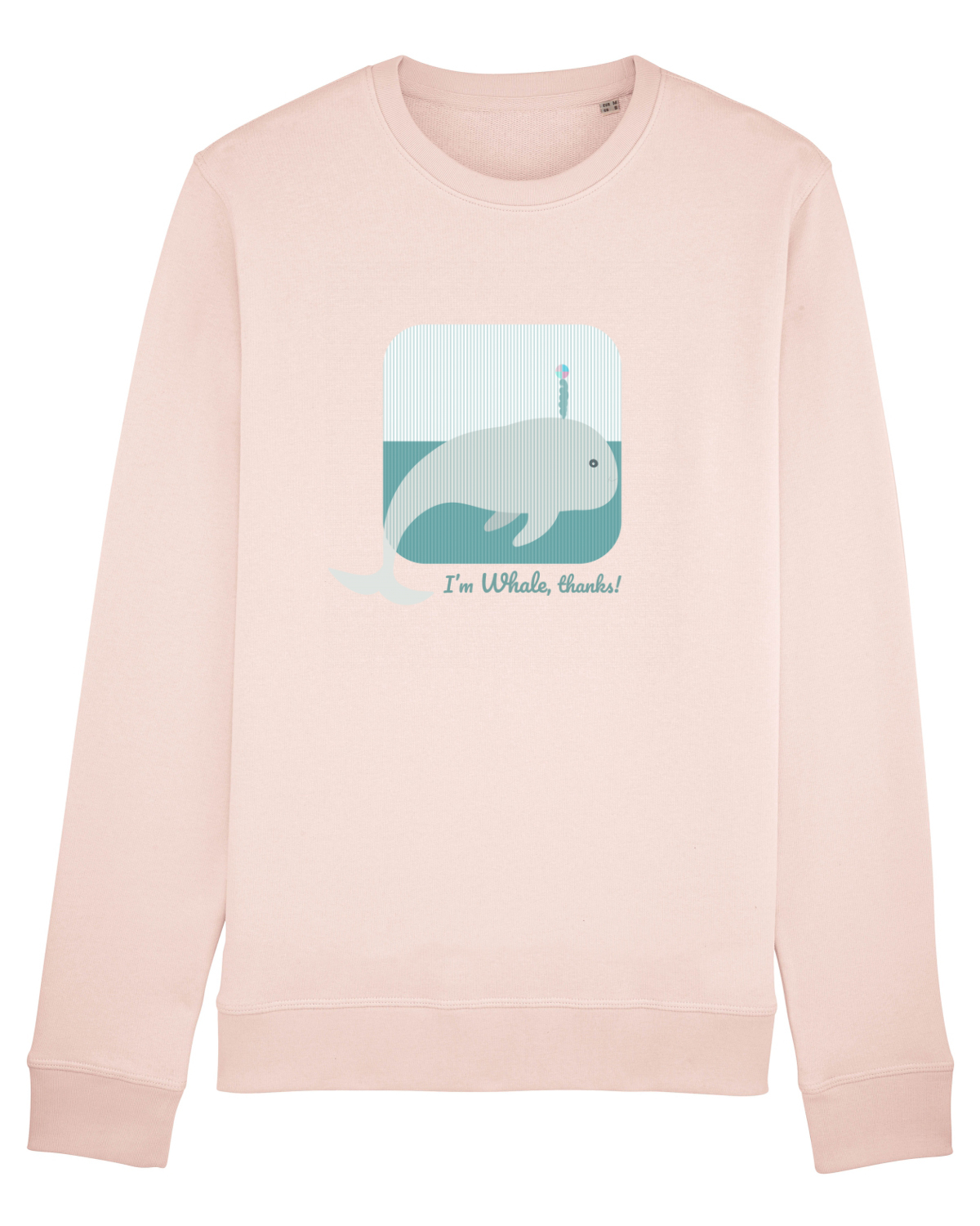 Bluză mânecă lungă Unisex Rise Candy Pink