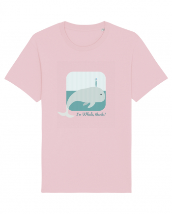 I'm Whale, Thanks! Cotton Pink