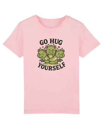 Go hug yourself - dragon style Cotton Pink