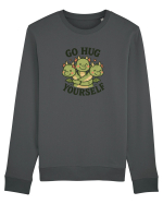 Go hug yourself - dragon style Bluză mânecă lungă Unisex Rise