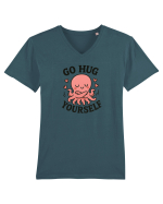 Go hug yourself - octopus style Tricou mânecă scurtă guler V Bărbat Presenter