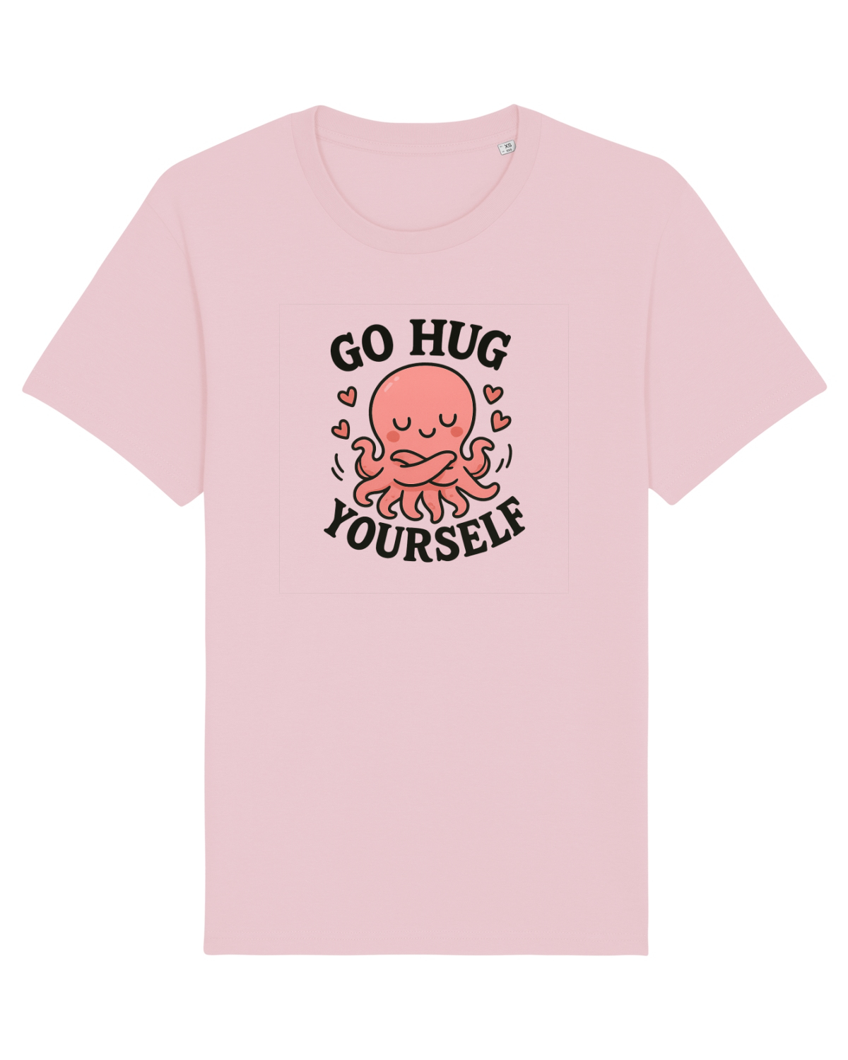 Tricou mânecă scurtă Unisex Rocker Cotton Pink