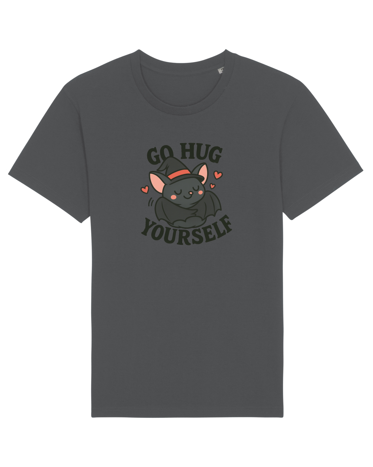 Tricou mânecă scurtă Unisex Rocker Anthracite
