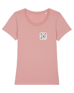 Hidden cat Tricou mânecă scurtă guler larg fitted Damă Expresser