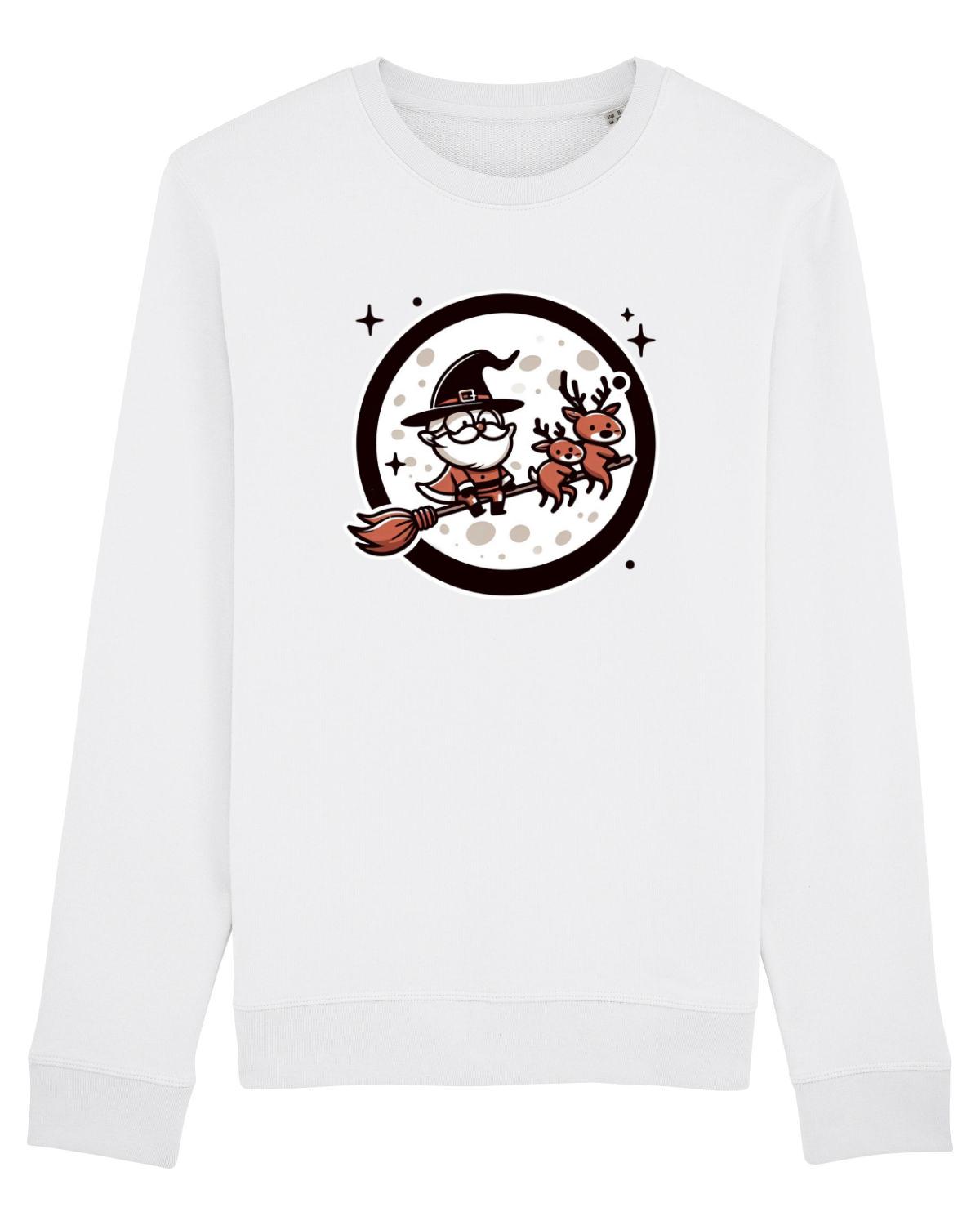 Bluză mânecă lungă Unisex Rise White