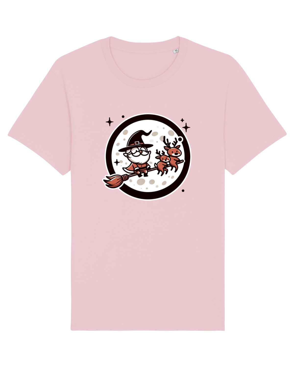 Tricou mânecă scurtă Unisex Rocker Cotton Pink