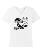 Happy  Hallo - oops! Whaat?  Tricou mânecă scurtă guler V Bărbat Presenter