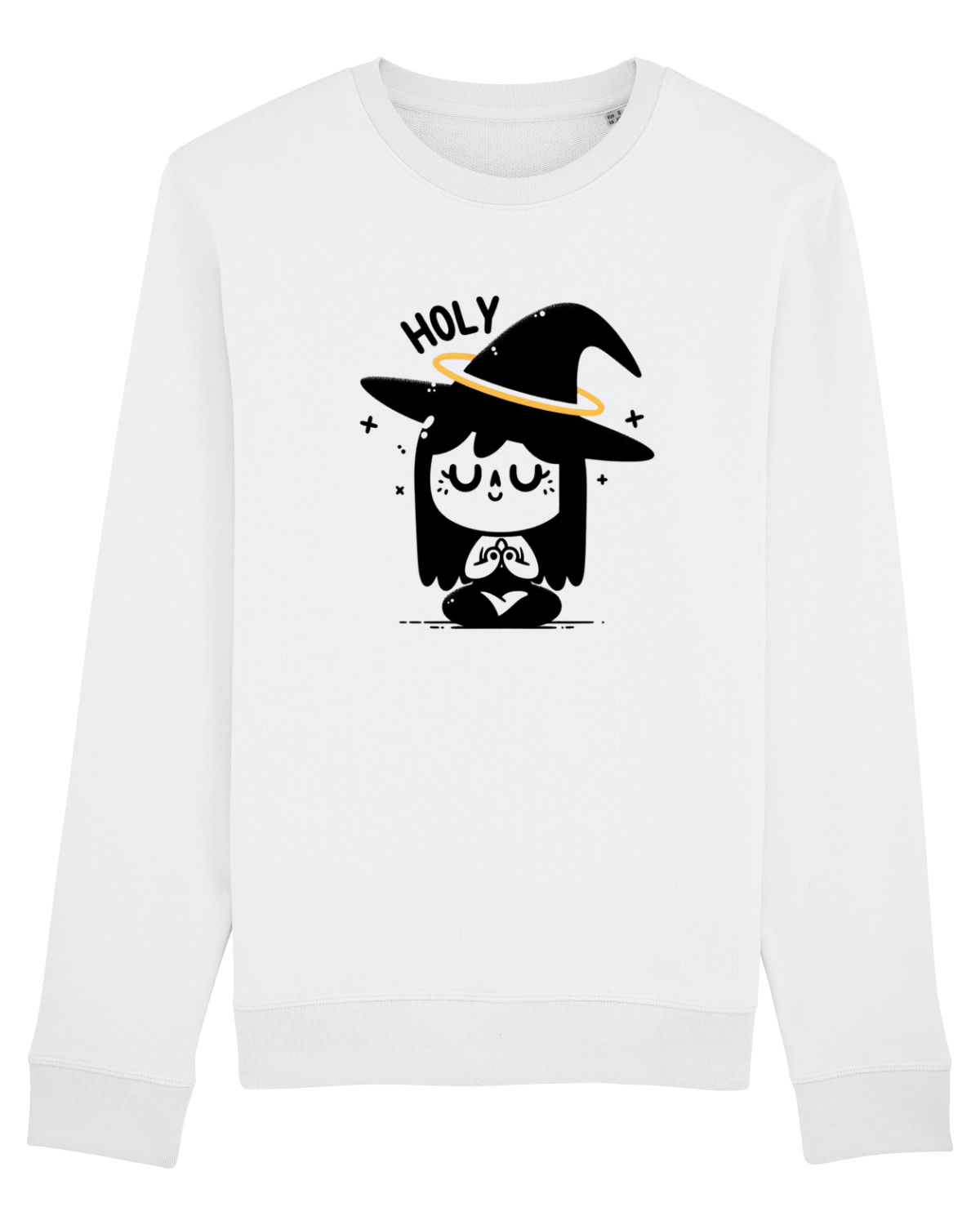 Bluză mânecă lungă Unisex Rise White