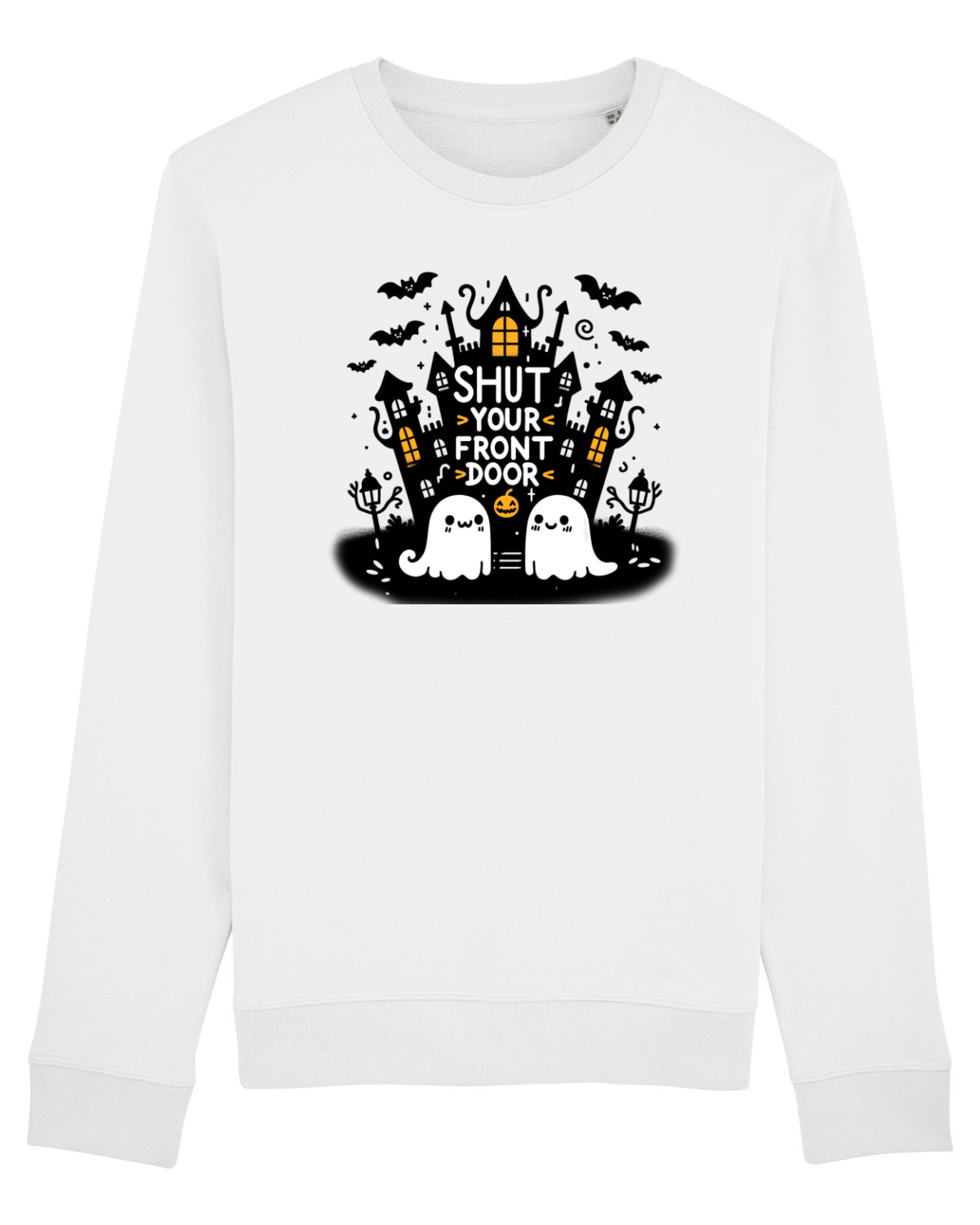 Bluză mânecă lungă Unisex Rise White
