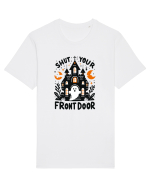 Shut your front door - cute  ghost Tricou mânecă scurtă Unisex Rocker