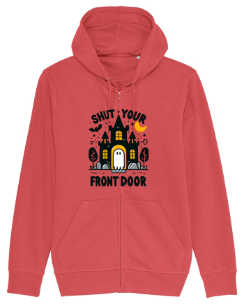 Shut your front door - cute yellow  ghost Carmine Red