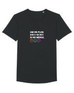 Am un plan dar e secret și nu merge Tricou mânecă scurtă guler larg Bărbat Skater