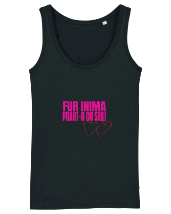 Fur inima, poart-o cu stil Black