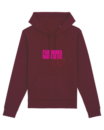 Fur inima, poart-o cu stil Burgundy