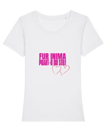 Fur inima, poart-o cu stil White
