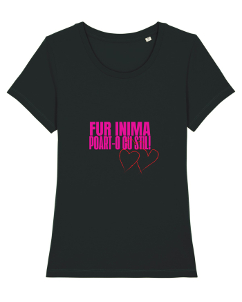 Fur inima, poart-o cu stil Black