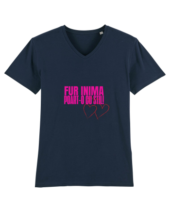 Fur inima, poart-o cu stil French Navy
