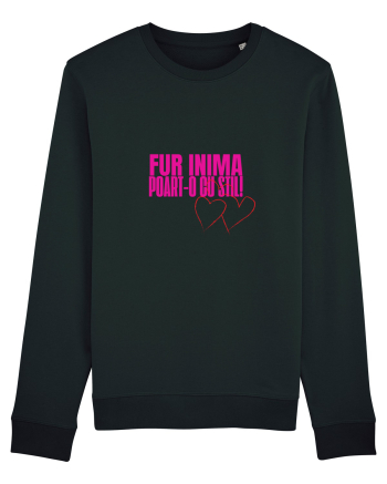 Fur inima, poart-o cu stil Black