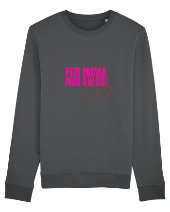 Fur inima, poart-o cu stil Anthracite