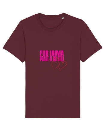 Fur inima, poart-o cu stil Burgundy