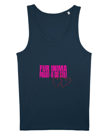 Fur inima, poart-o cu stil Navy