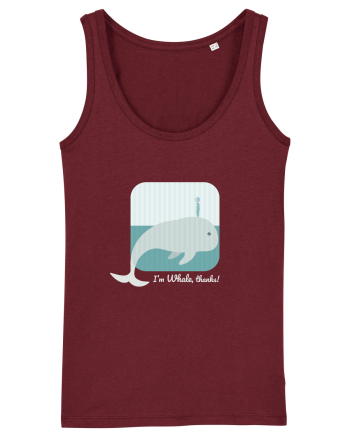 I'm Whale, Thanks! Burgundy
