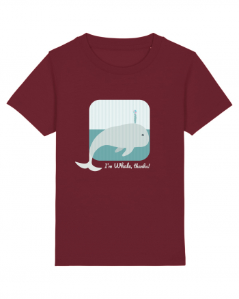 I'm Whale, Thanks! Burgundy