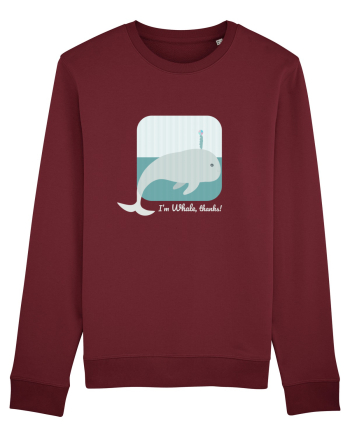 I'm Whale, Thanks! Burgundy