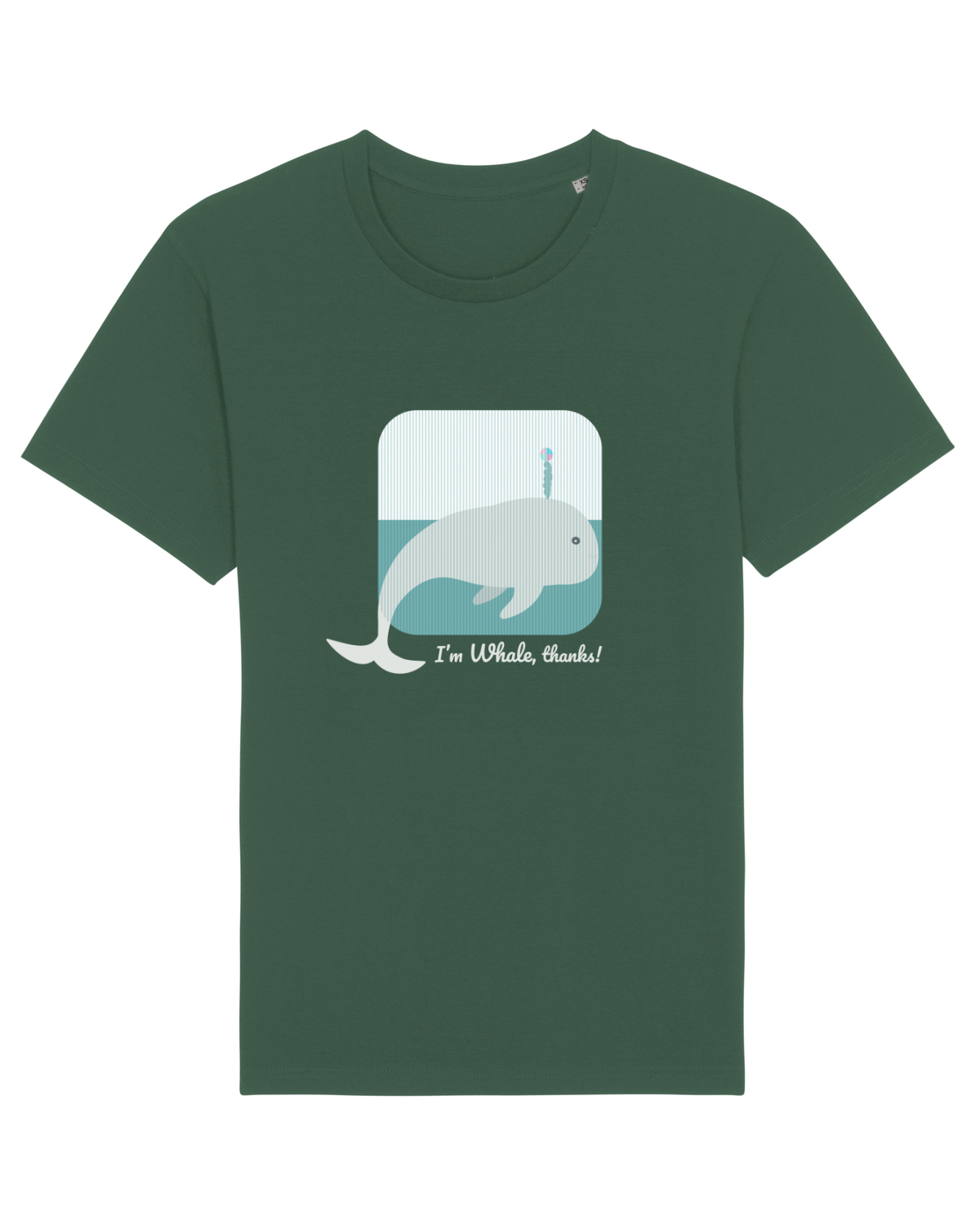 Tricou mânecă scurtă Unisex Rocker Bottle Green