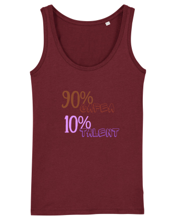 90% Cafea, 10%talent Burgundy