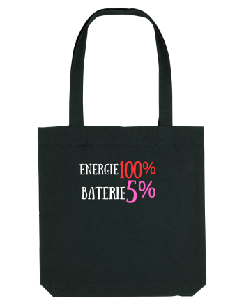 Energie 100%,Baterie  5% Black