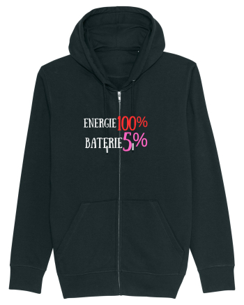Energie 100%,Baterie  5% Black