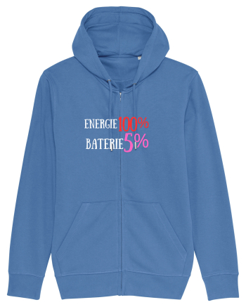 Energie 100%,Baterie  5% Bright Blue